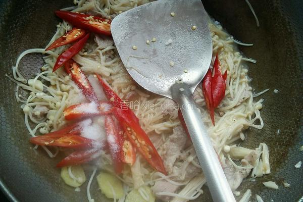 金针菇肉丝的做法图解6