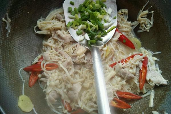 金针菇肉丝的做法图解7