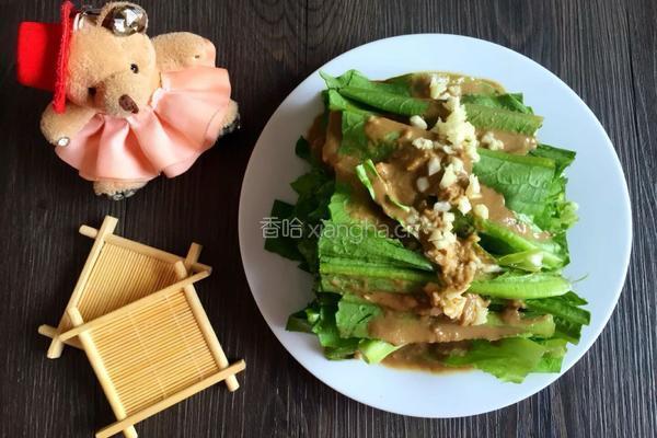 凉拌油麦菜的做法图解5