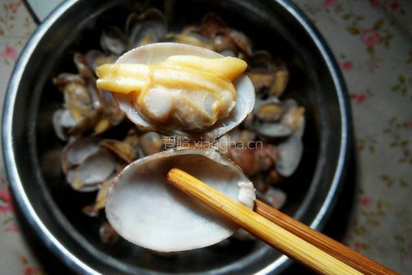炒花蛤的做法图解5