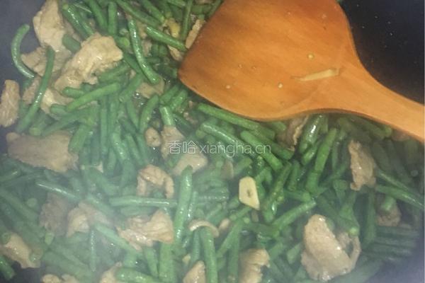 长豆炒肉的做法图解4