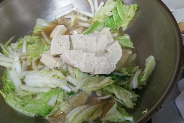 大白菜炖豆腐的做法图解11
