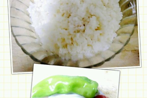 鸡蛋炒米饭的做法图解1