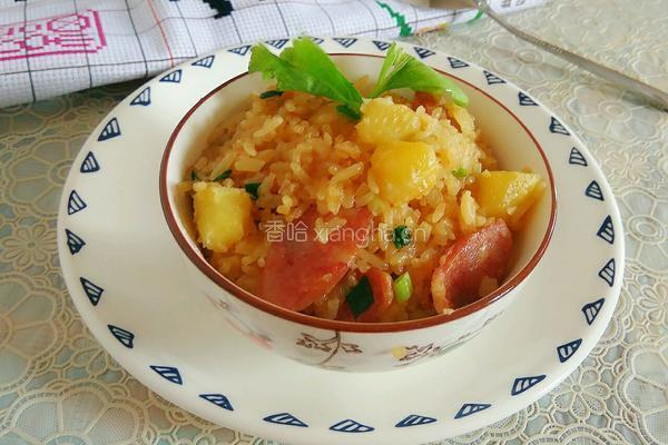 土豆腊肠焖饭的做法图解7