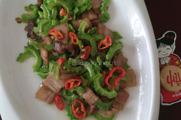 苦瓜回锅肉的做法图解6