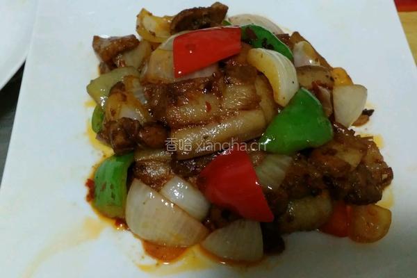 洋葱炒回锅肉的做法图解10