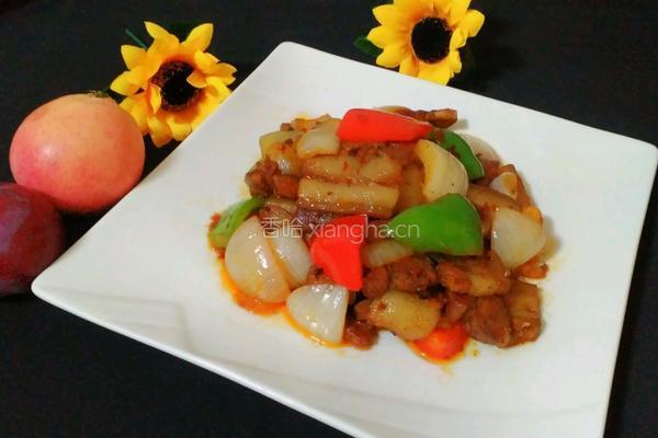 洋葱炒回锅肉的做法图解11