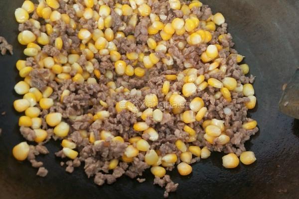 肉末玉米的做法图解7