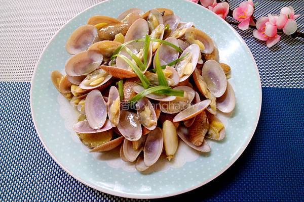 葱油花蛤的做法图解9