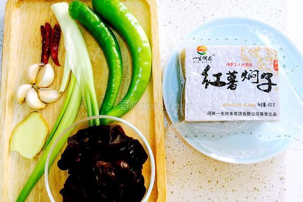 炒焖子的做法图解4