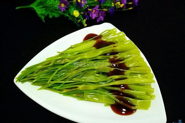 白灼通菜梗的做法图解5