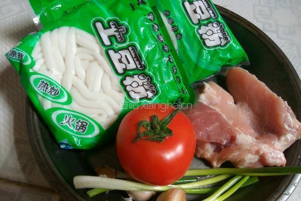 炒土豆粉的做法图解1