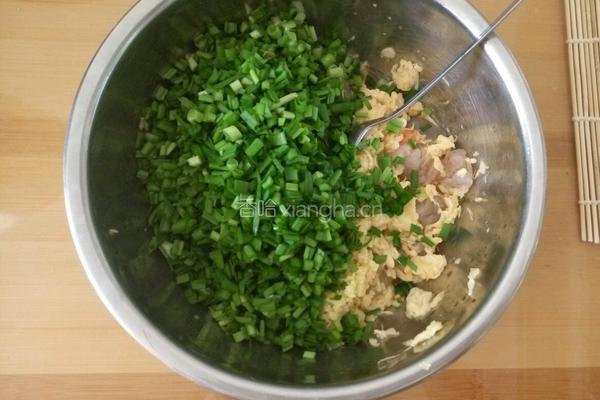 鸡蛋韭菜虾仁饺子的做法图解10