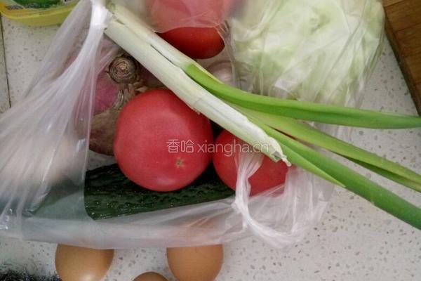 襄汾古城鸡蛋炒面（干调面)的做法图解1