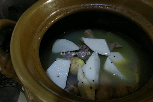 山药老母鸡汤的做法图解5
