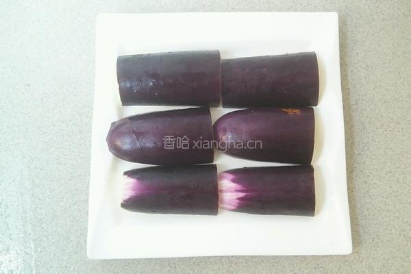 茄子塞肉的做法图解3
