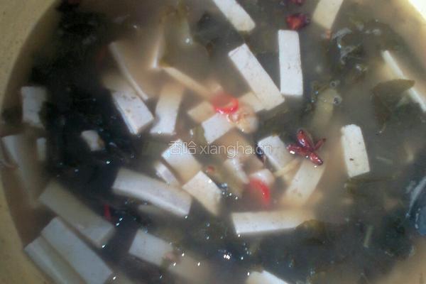 酸菜豆腐汤的做法图解5