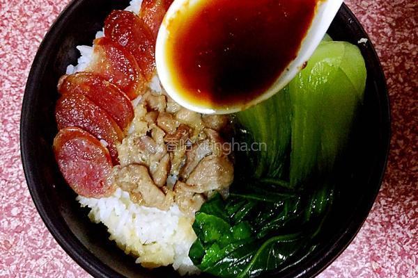 电饭锅煲仔饭的做法图解10