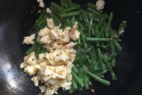 豆角炒鸡蛋的做法图解11