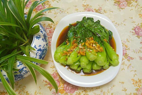 凉拌小油菜的做法图解5