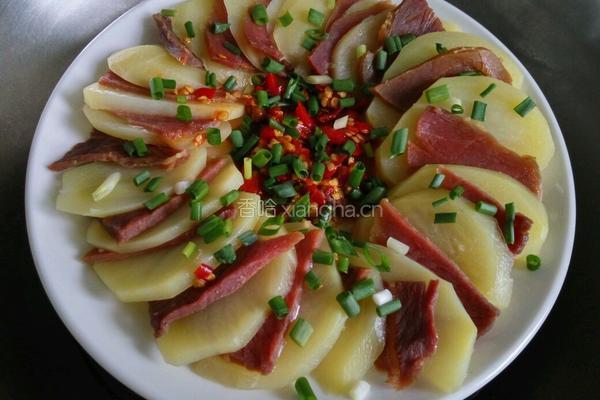腊肉蒸土豆的做法图解6