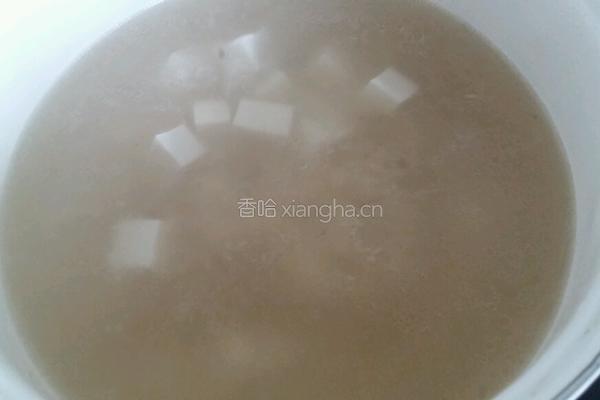 三鲜豆腐汤的做法图解5