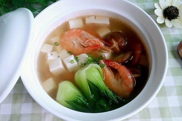 三鲜豆腐汤的做法图解8