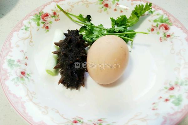 海参蛋花汤的做法图解1