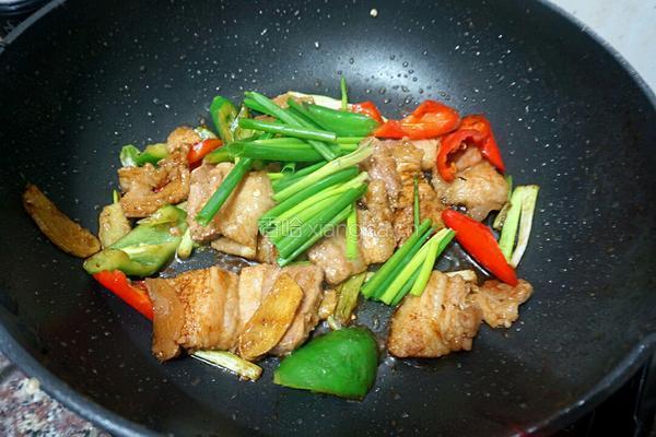 葱爆五花肉的做法图解8