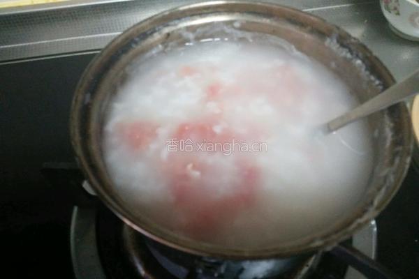 砂锅皮蛋瘦肉粥的做法图解4
