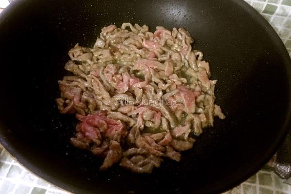 泡椒芹菜牛肉丝的做法图解6