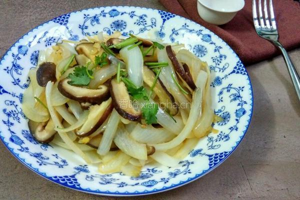洋葱炒香菇的做法图解9