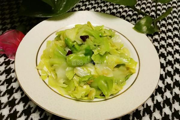 清炒包菜的做法图解7