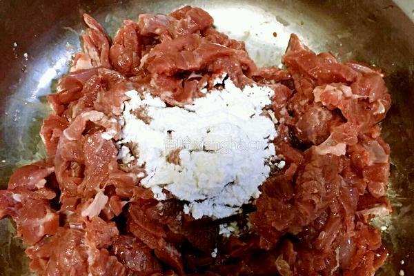 青椒牛肉丝的做法图解5