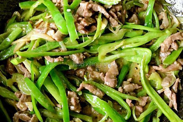 青椒牛肉丝的做法图解8