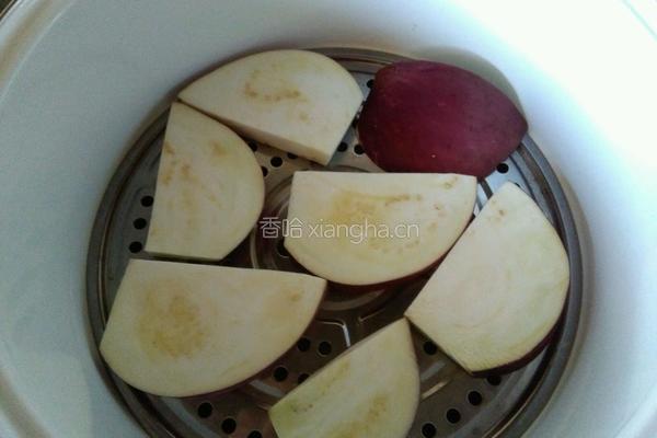 蒜泥茄子的做法图解2