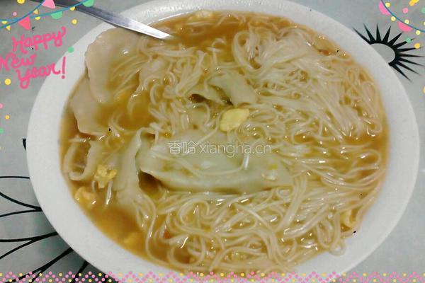 美味汤饺面的做法图解8