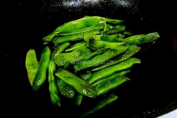 干煸芸豆的做法图解4