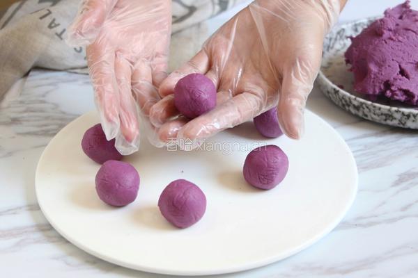 水晶紫薯月饼的做法图解5