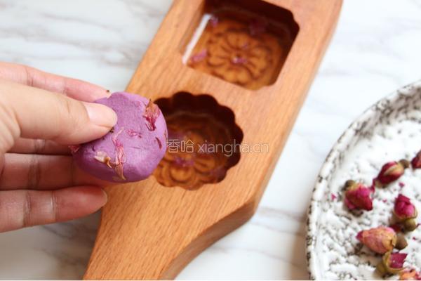 水晶紫薯月饼的做法图解9