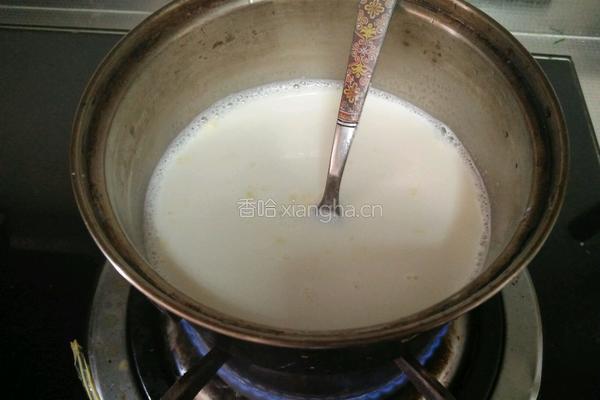牛奶蜜豆雪糕的做法图解4