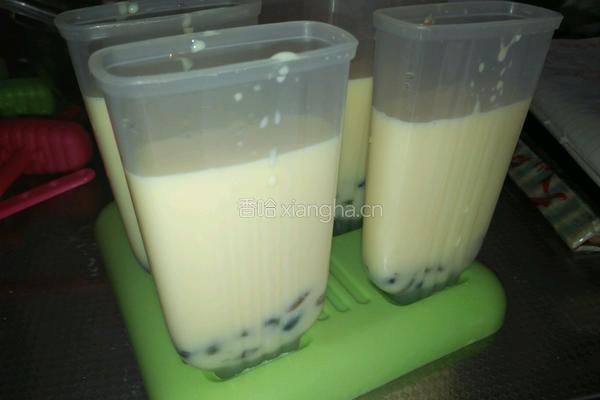 牛奶蜜豆雪糕的做法图解12
