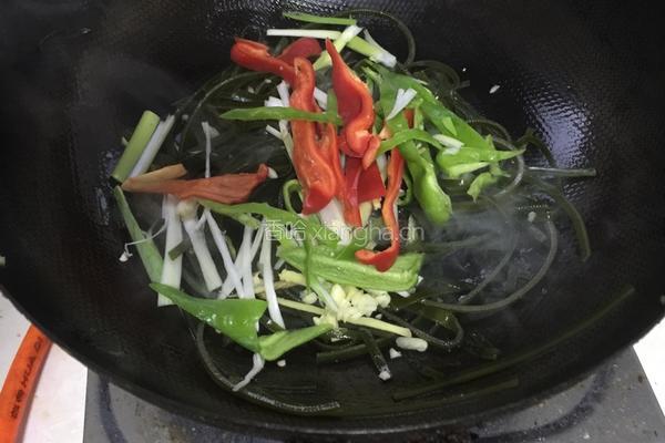 蒜蓉海带丝的做法图解9