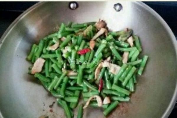 豆角蒸面条的做法图解8