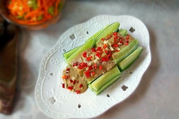 芝麻酱拌黄瓜的做法图解8