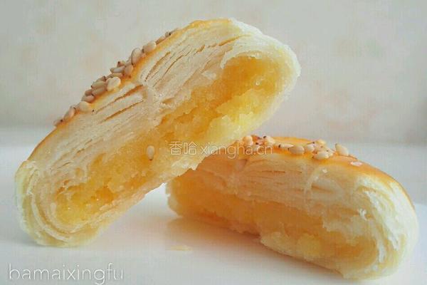 奶黄老婆饼（植物油版）的做法图解14