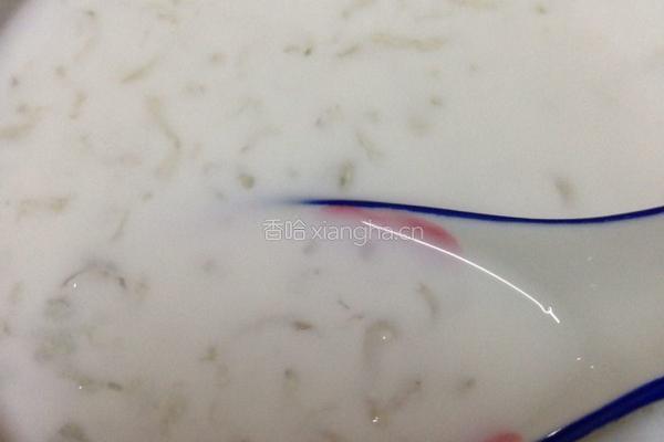 椰汁燕窝的做法图解3