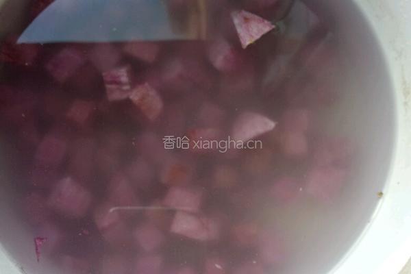 紫薯粥的做法图解3