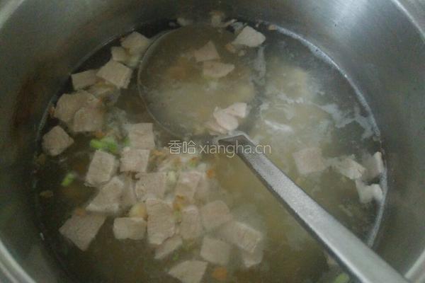 百合莲子瘦肉粥的做法图解5