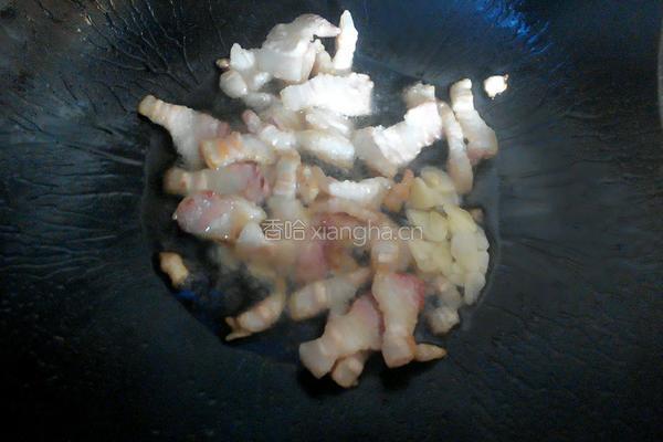 大葱炒肉的做法图解3